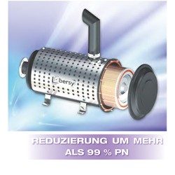 Particel Filter mit Change filter system up to 340 kW