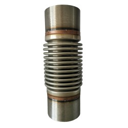 Exhaust Expansion Joint,DN 50, ax +- 30mm, lat +- 18mm LN 225mm